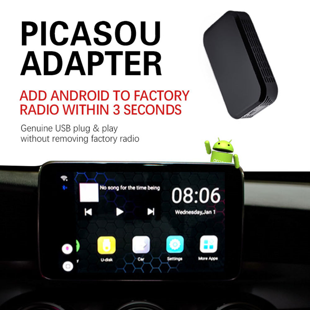 安い価格PICASOUAI CarPlay対応 Android AI Box カーオーディオ