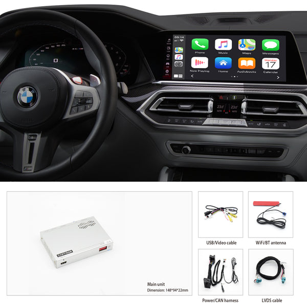 EVO Navigation System Wireless Carplay/Android Auto Retrofit for BMW